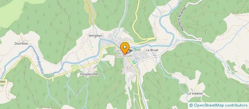 localisation de l'entreprise LA QUINCAILLERIE DE CHRISTIAN  SAINT-JEAN-DU-BRUEL