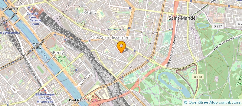 localisation de l'entreprise LA QUINSONADE  PARIS