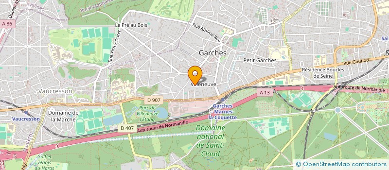 localisation de l'entreprise LA QUINTA à GARCHES