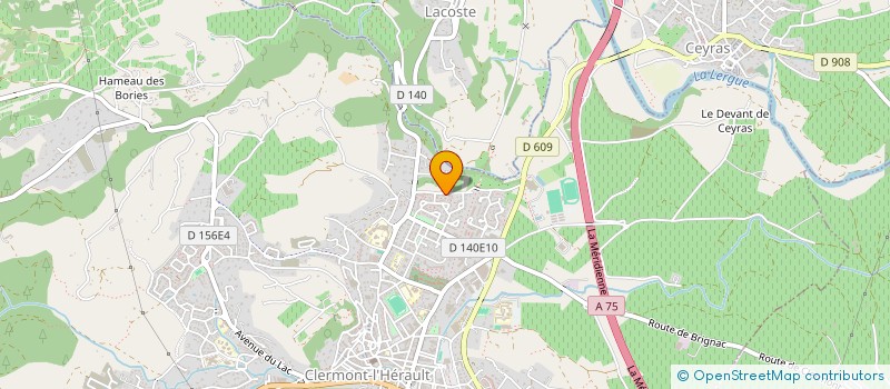 localisation de l'entreprise LA QUINTA DU PASSANT  CLERMONT-L'HERAULT