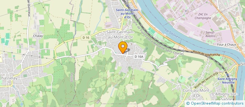 localisation de l'entreprise LA QUINTA FAMILIA  SAINT-GERMAIN-AU-MONT-D'OR