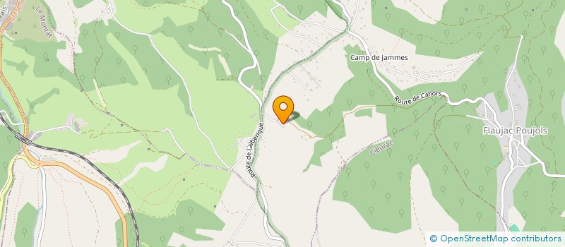 localisation de l'entreprise LA QUINTARDE  FLAUJAC-POUJOLS
