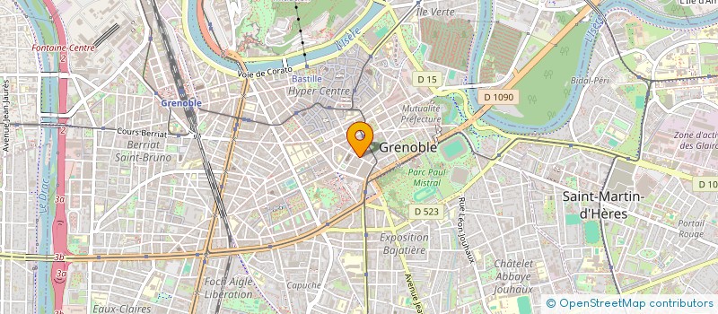 localisation de l'entreprise LA QUINTESSENCE  GRENOBLE