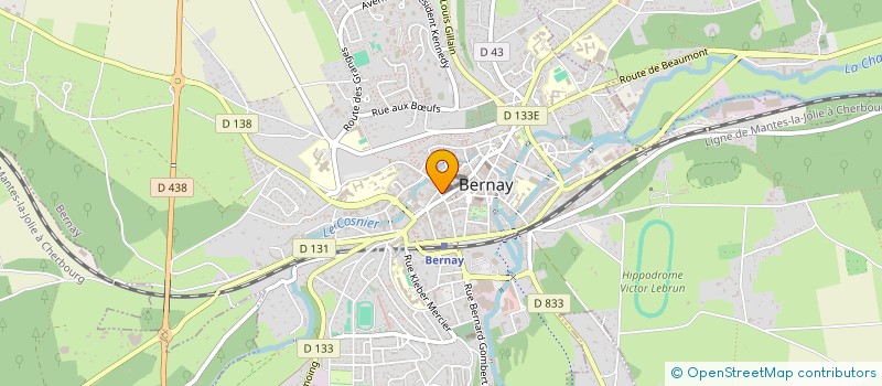 localisation de l'entreprise LA QUINTESSENCE à BERNAY