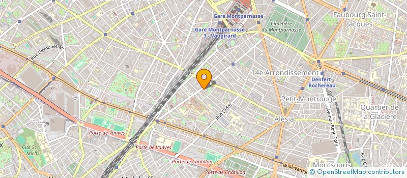 localisation de l'entreprise LA QUINZAINE LITTERAIRE MULTIMEDIA  PARIS