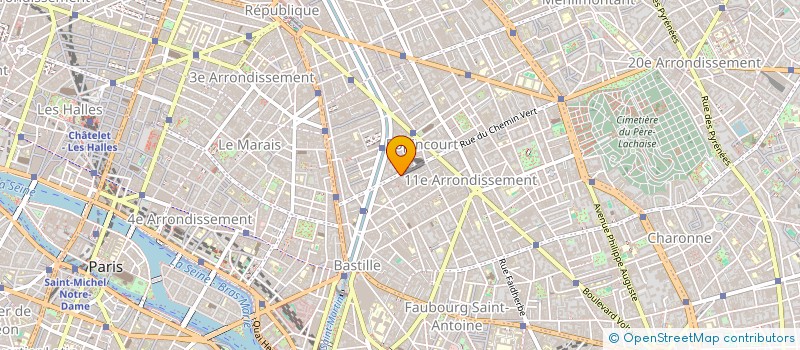 localisation de l'entreprise LA QUOTIDIENNE à PARIS