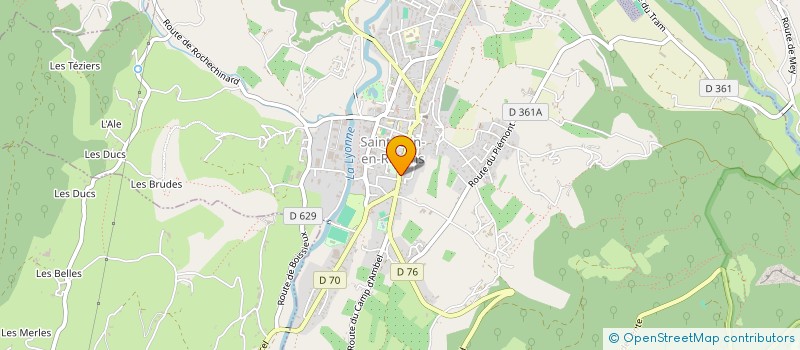 localisation de l'entreprise LA QV DU ROYANS  SAINT-JEAN-EN-ROYANS