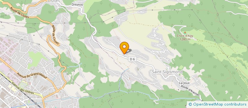 localisation de l'entreprise LA R  SAINT-SIGISMOND