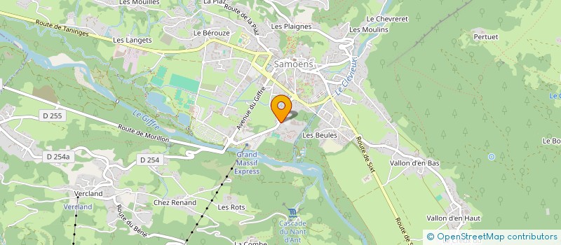 localisation de l'entreprise LA R ' MIZE  SAMOENS