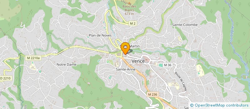 localisation de l'entreprise LA-RA BATIMENT à VENCE