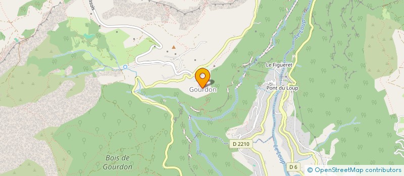 localisation de l'entreprise LA RABASSE  GOURDON