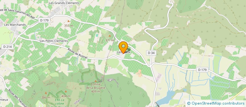 localisation de l'entreprise LA RABASSIERE  RUSTREL