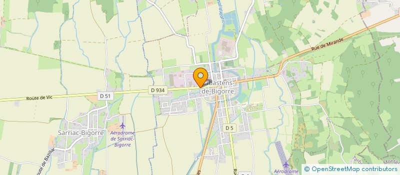 localisation de l'entreprise LA RABASTANAISE à RABASTENS-DE-BIGORRE