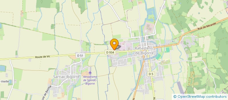 localisation de l'entreprise LA RABASTENAISE  RABASTENS-DE-BIGORRE