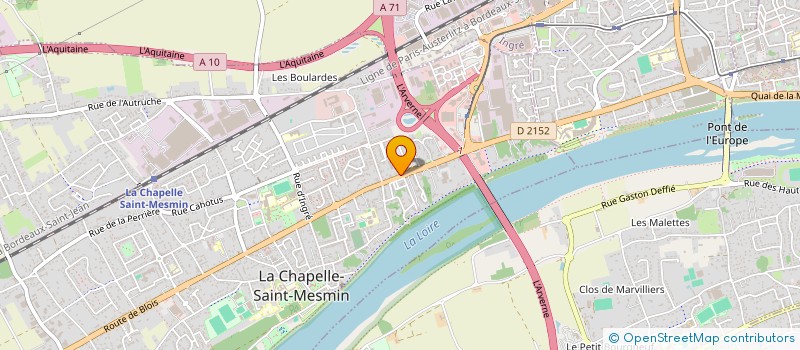 localisation de l'entreprise LA RABOUILLERE à LA CHAPELLE-SAINT-MESMIN