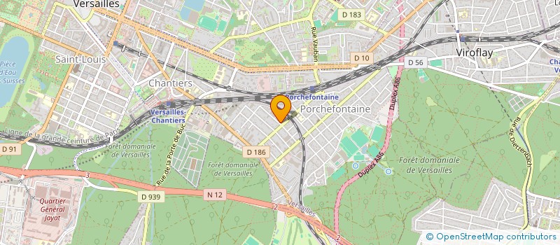 localisation de l'entreprise LA RABOUILLERE à VERSAILLES