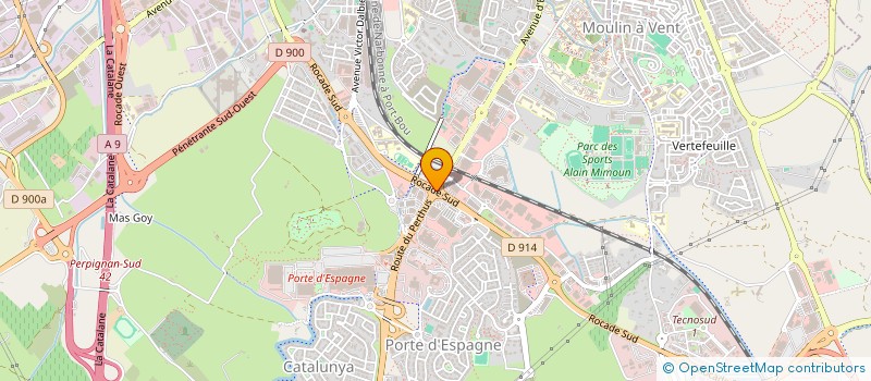 localisation de l'entreprise LA RABOUILLETOISE  PERPIGNAN