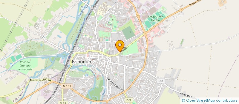 localisation de l'entreprise LA RABOUILLEUSE à ISSOUDUN