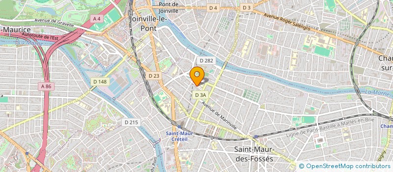 localisation de l'entreprise LA RABYA PRODUCTION SARL à SAINT-MAUR-DES-FOSSES