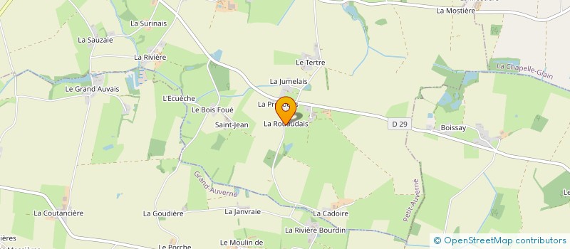 localisation de l'entreprise LA RACOUDELAIS à SAINT-JULIEN-DE-VOUVANTES