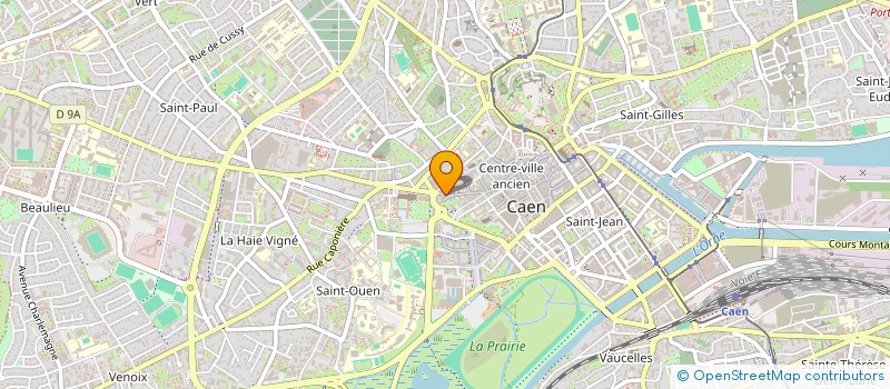 localisation de l'entreprise LA RAFFINERIE 1824 à CAEN