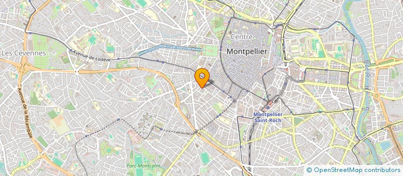 localisation de l'entreprise LA RAFFINERIE à MONTPELLIER