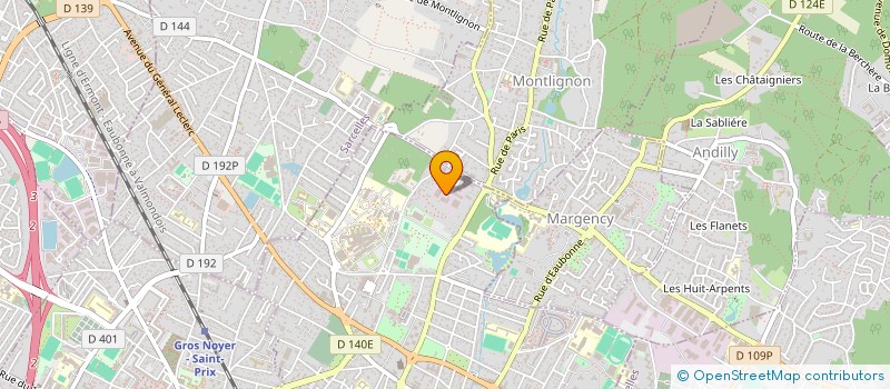 localisation de l'entreprise LA RAFIA 95 à EAUBONNE