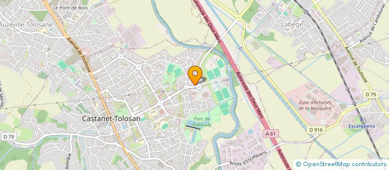 localisation de l'entreprise LA RAFISTOLERIE à CASTANET-TOLOSAN