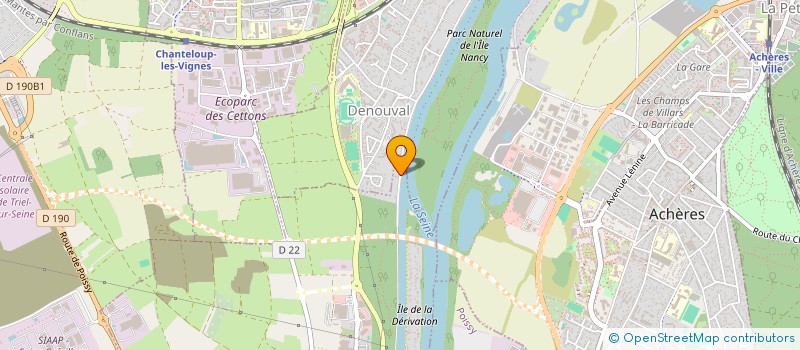 localisation de l'entreprise LA RAGONDINE  ANDRESY