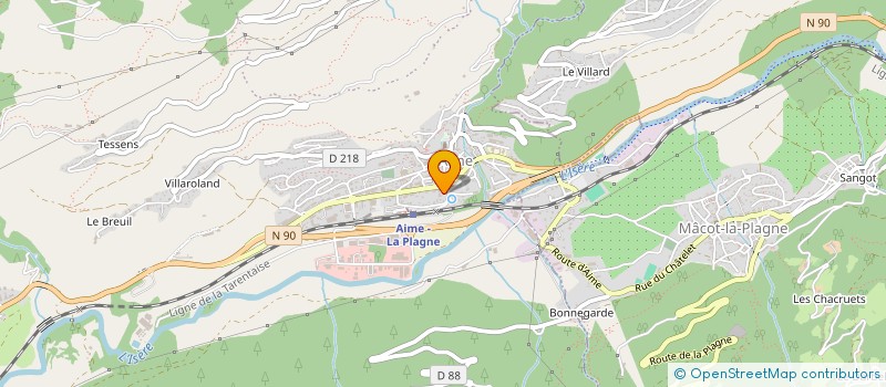 localisation de l'entreprise LA RAIBAZ  LANDRY