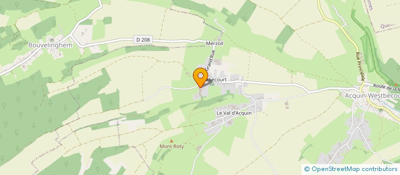 localisation de l'entreprise LA RAIDERIE  BOURLON