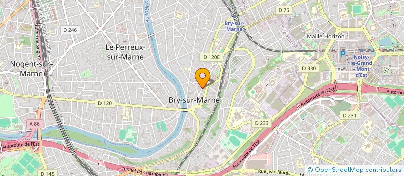 localisation de l'entreprise LA RAIE DU PECHEUR à BRY-SUR-MARNE