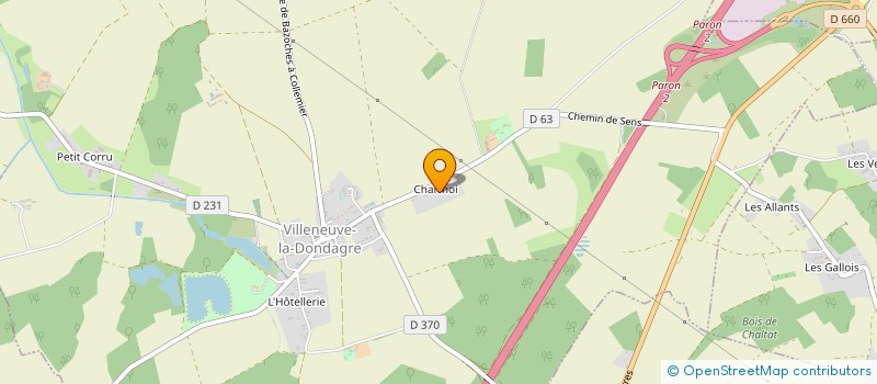 localisation de l'entreprise LA RAINETTE  VILLENEUVE-LA-DONDAGRE