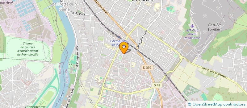 localisation de l'entreprise LA RAITOURNELLE  CORMEILLES-EN-PARISIS