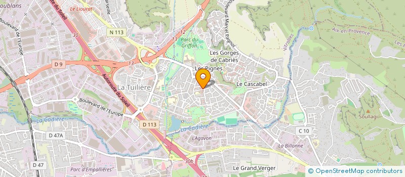 localisation de l'entreprise LA RAMA  VITROLLES