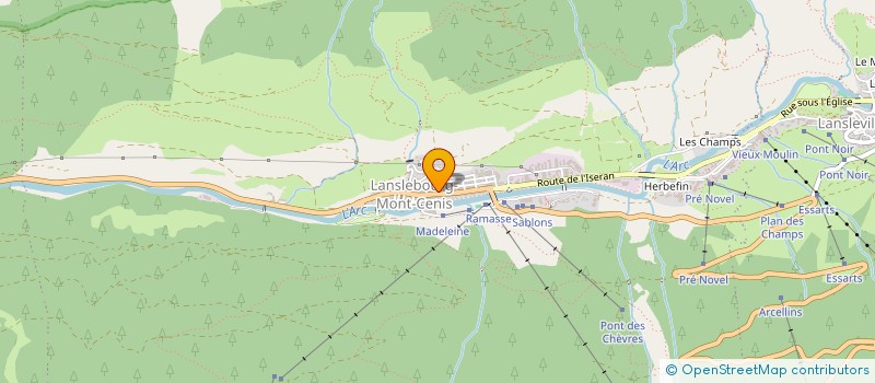 localisation de l'entreprise LA RAMASSE  VAL-CENIS