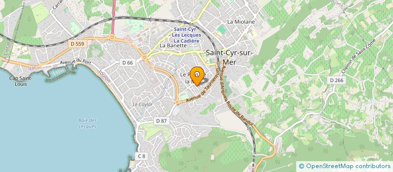 localisation de l'entreprise LA RAMBLA à SAINT-CYR-SUR-MER