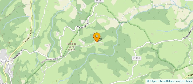 localisation de l'entreprise LA RAMIERE  SAINTE-COLOME