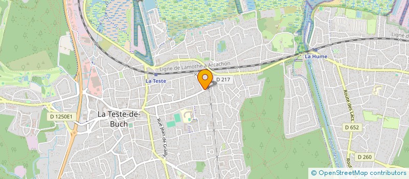 localisation de l'entreprise LA RAMIERE  LA TESTE-DE-BUCH