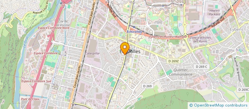 localisation de l'entreprise LA RAMPE à ECHIROLLES
