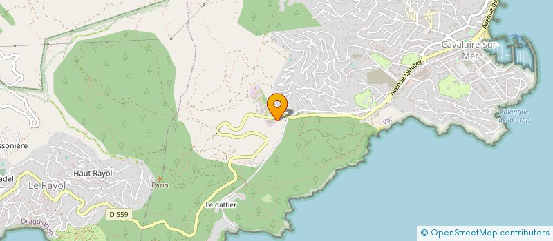 localisation de l'entreprise LA RANA à CAVALAIRE-SUR-MER