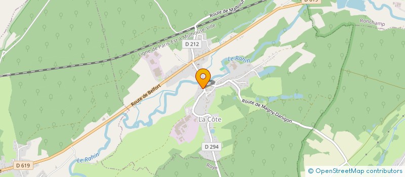 localisation de l'entreprise LA RANDO COTAISE  LA COTE