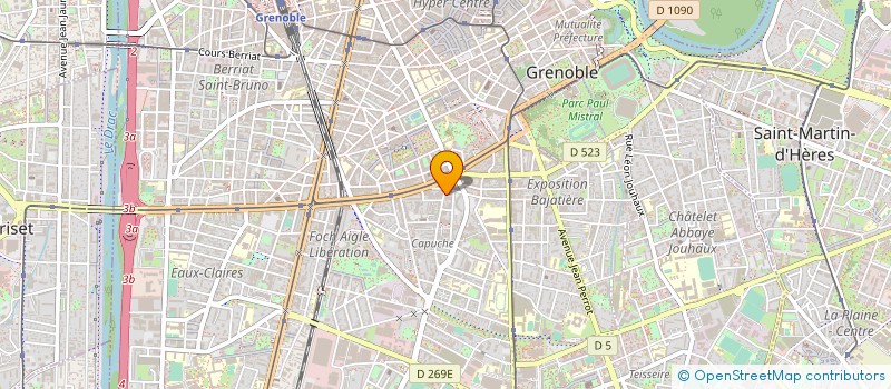 localisation de l'entreprise LA RANDONNEE à GRENOBLE