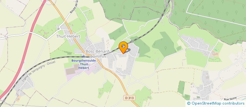 localisation de l'entreprise LA RANDONNEE HEBERTOISE  GRAND BOURGTHEROULDE