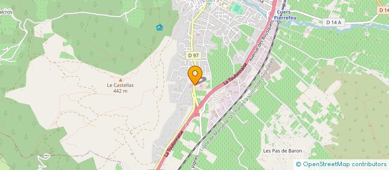 localisation de l'entreprise LA RAPHAELLE GROUPE  CUERS