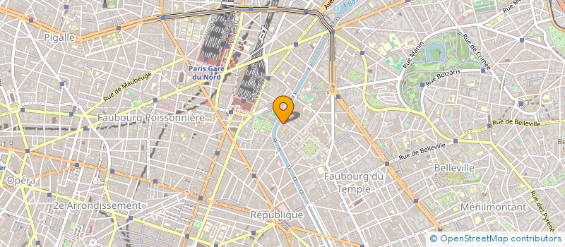 localisation de l'entreprise LA RAQUETTE à PARIS