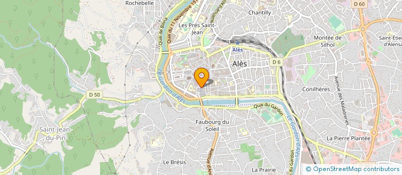 localisation de l'entreprise LA RASCASSE à ALES