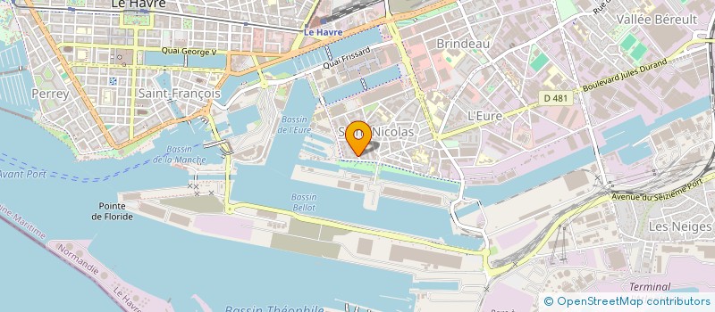 localisation de l'entreprise LA RASCASSE à LE HAVRE