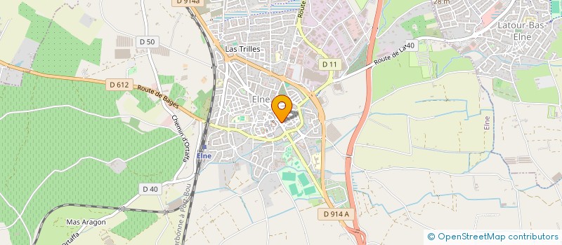 localisation de l'entreprise LA RASCASSE 66 à ELNE