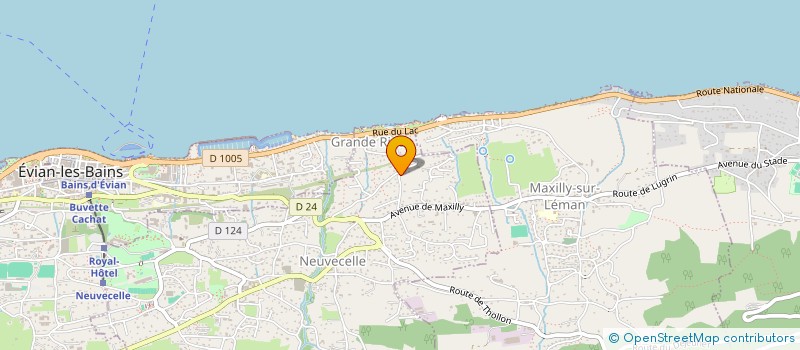 localisation de l'entreprise LA RASSE  BERNEX